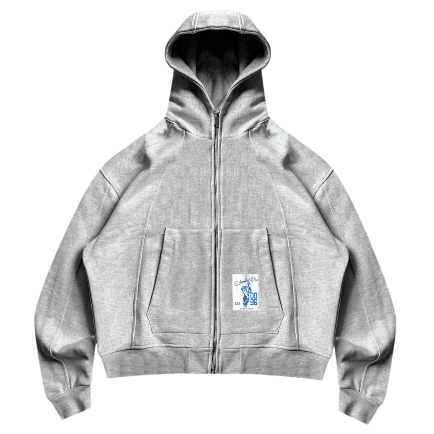 Cloud grey zip hoodie