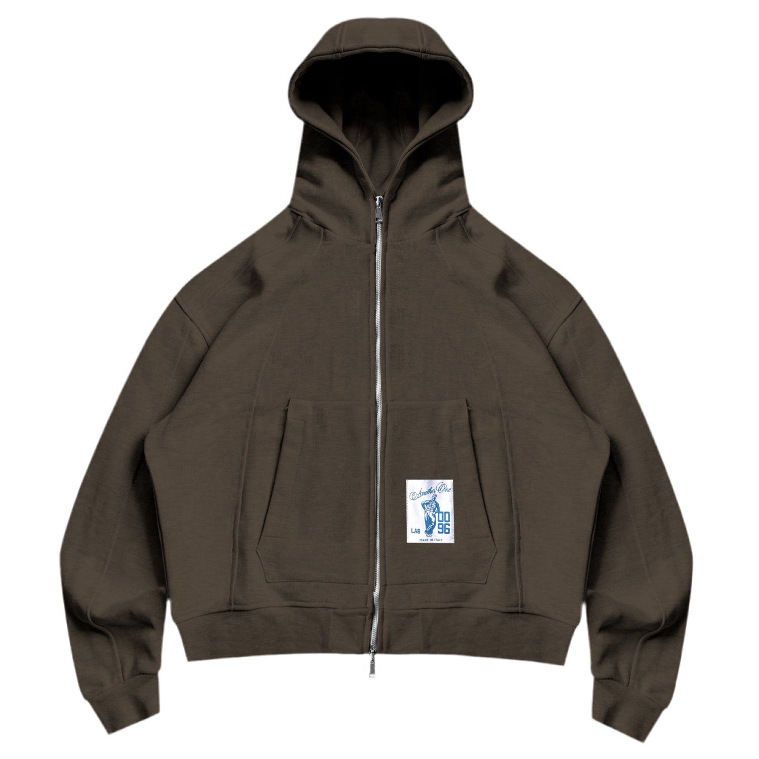 Tobacco zip hoodie