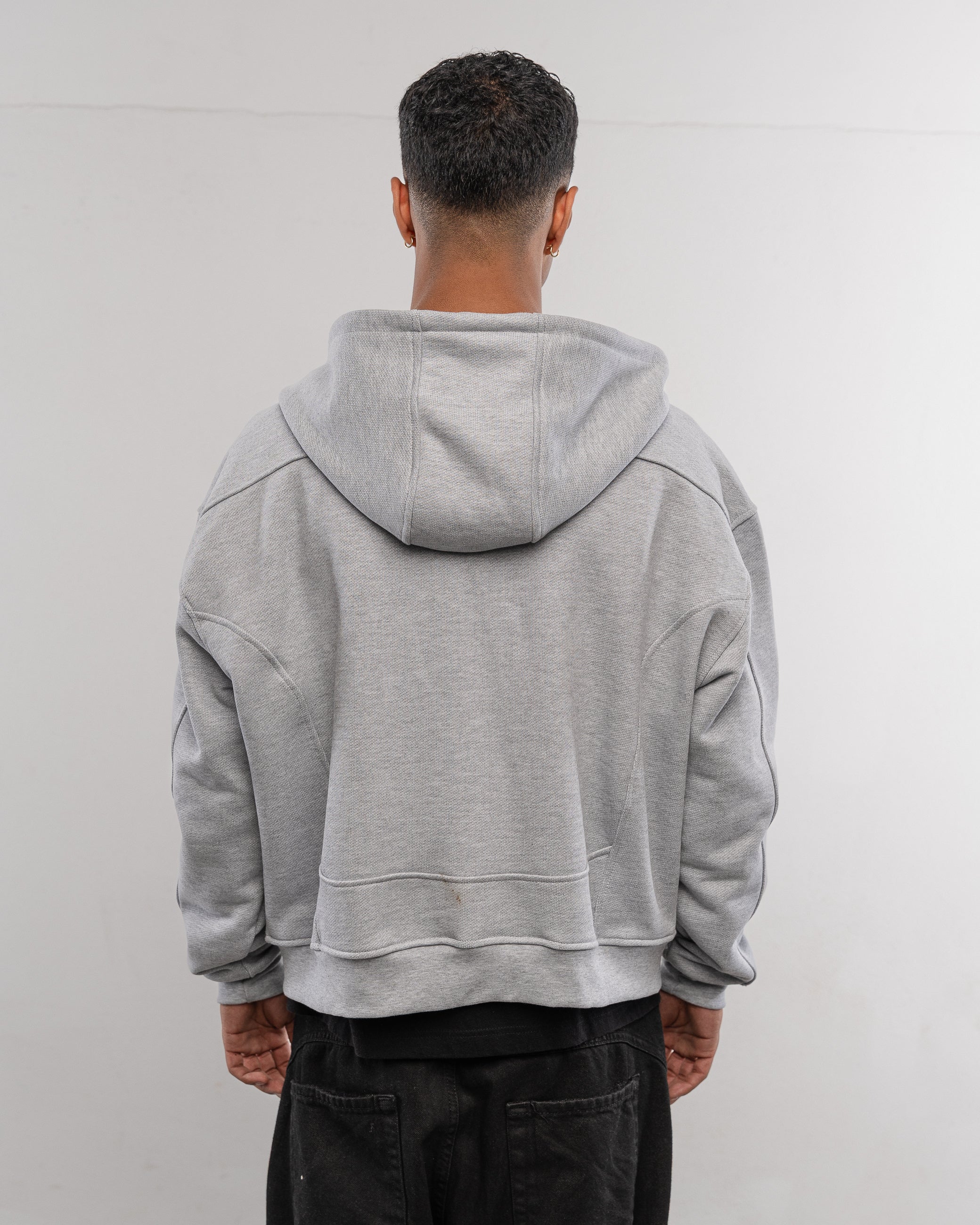 Cloud grey zip hoodie