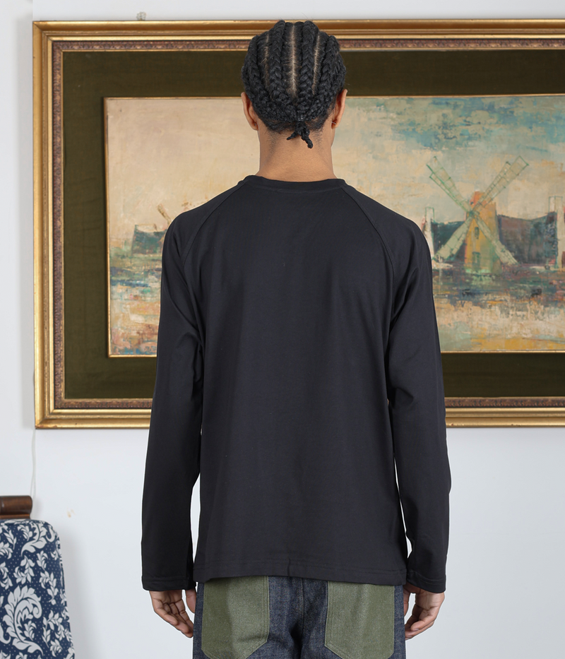 T-SHIRT LONG SLEEVE BLACK
