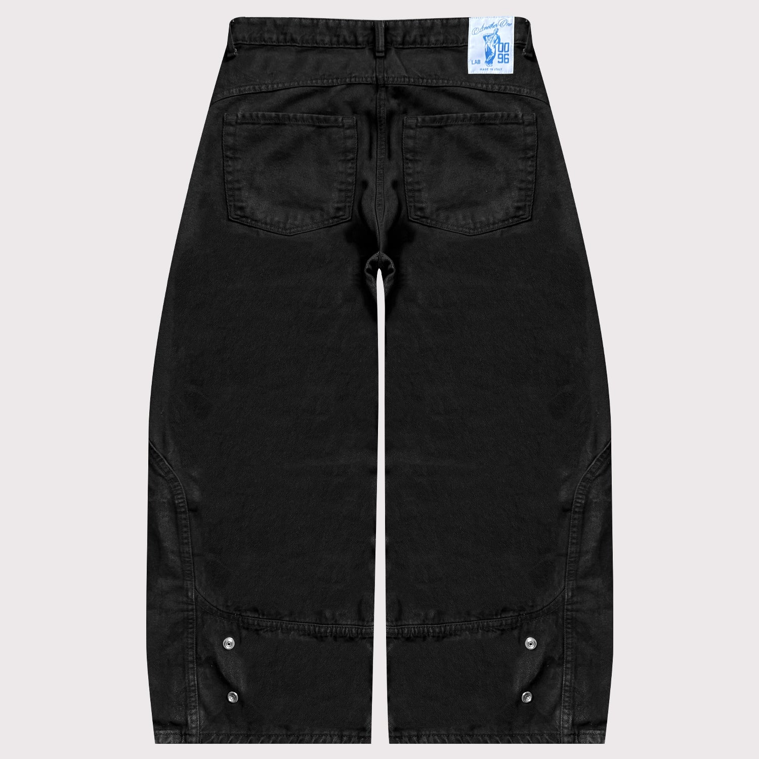 Denim pants Carbon black