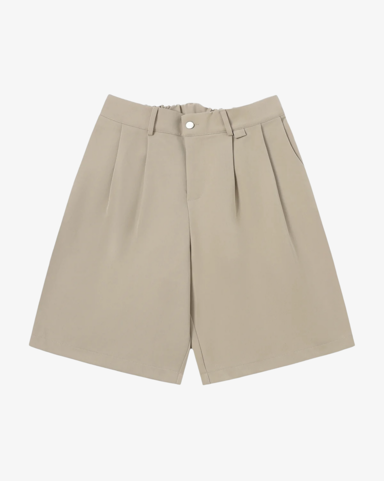 Pleated Short Beige fronte — Another One SS26