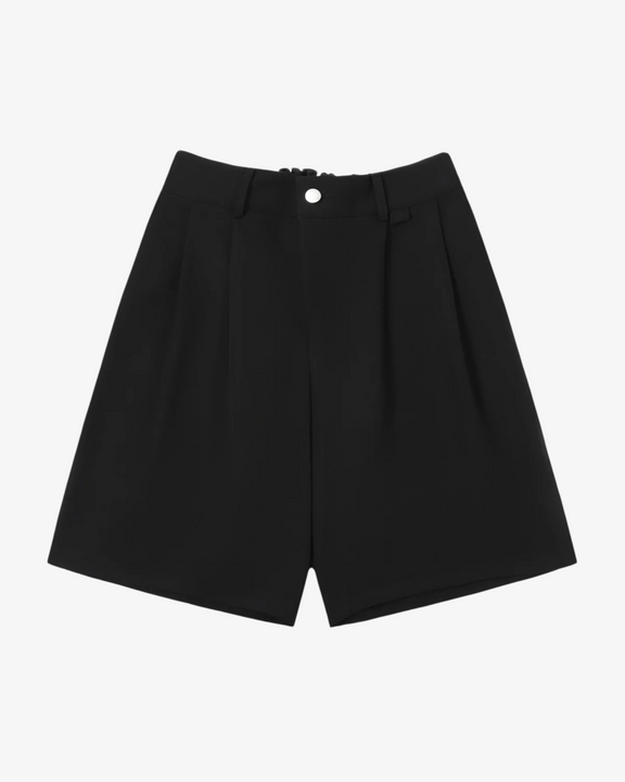 Pleated Short Black fronte — Another One SS26
