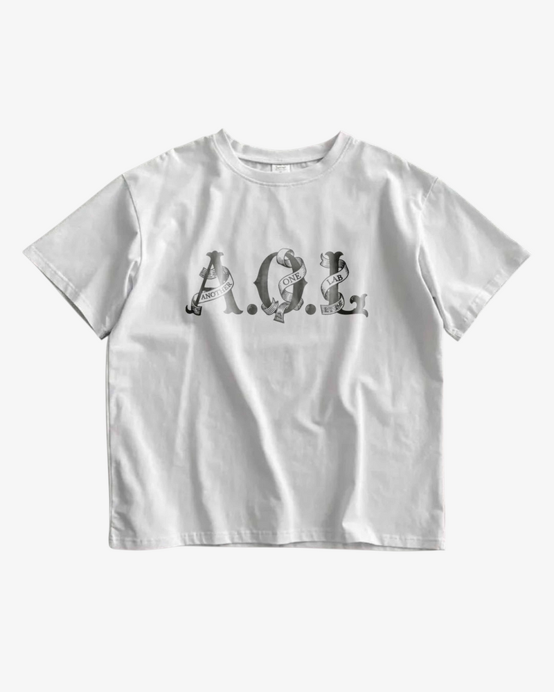 A.O.L. Graphic Tee White — Another One SS26