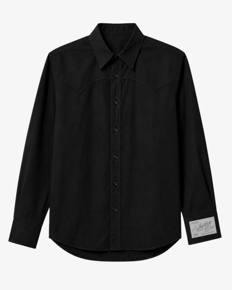 Western Shirt Black — Another One SS26