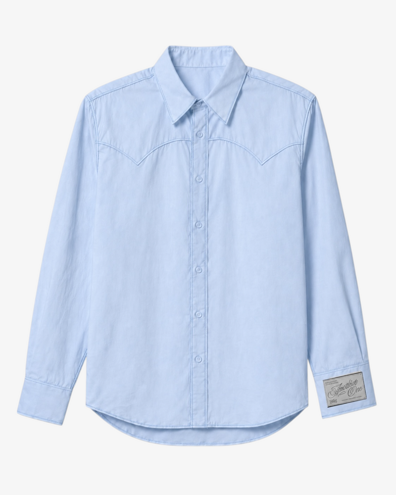 Western Shirt Light Blue — Another One SS26