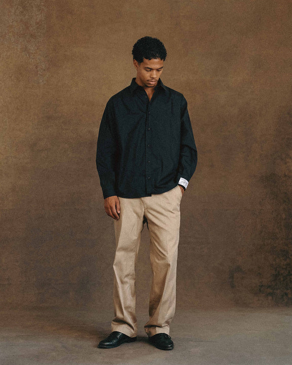 Western Shirt Black indossata — Another One SS26